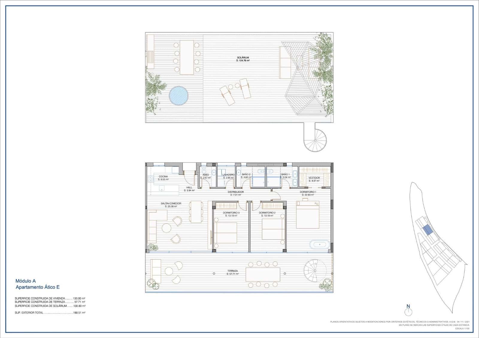 3 sypialnia Penthouse na sprzedaż w Mijas z basenem - 1 125 000 € (Ref: 9756478)