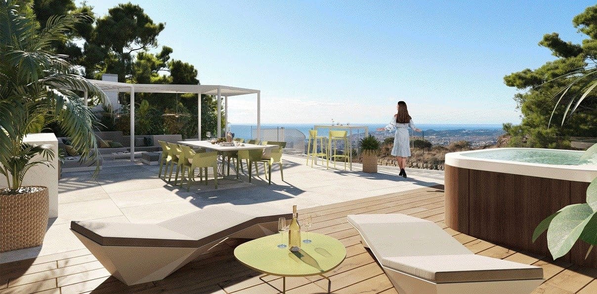 3 soverom Penthouse til salgs i Mijas med svømmebasseng - € 1 071 000 (Ref: 9756479)