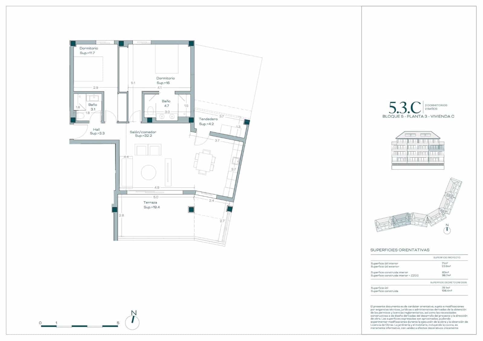 2 sypialnia Apartament na sprzedaż w Torrequebrada z basenem garażem - 590 000 € (Ref: 9756488)