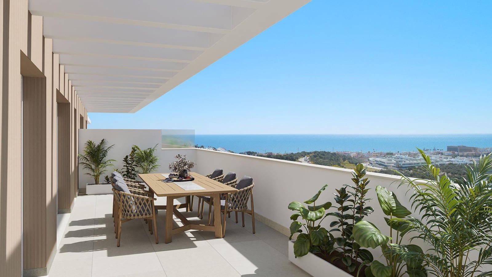 3 soveværelse Strandlejlighed til salg i Mijas med swimmingpool garage - € 619.000 (Ref: 9756493)