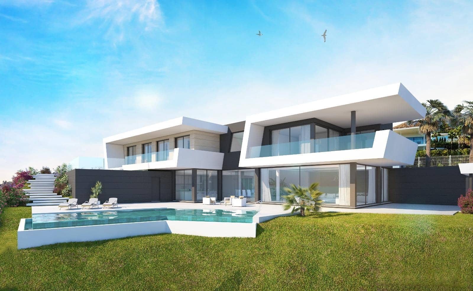 5 sypialnia Willa na sprzedaż w Benalmadena z basenem garażem - 3 250 000 € (Ref: 9756536)