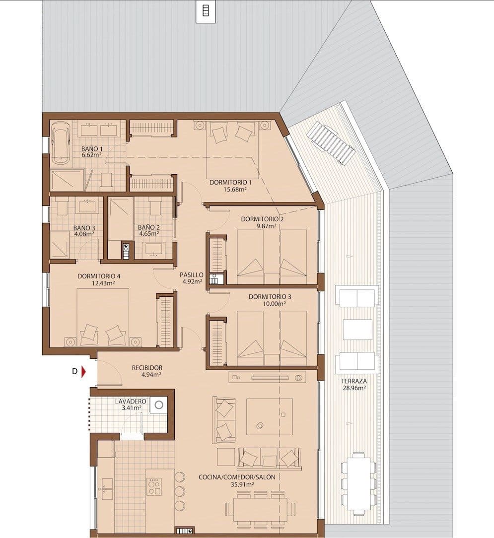 4 quarto Penthouse para venda em Fuengirola com piscina garagem - 925 000 € (Ref: 9756562)