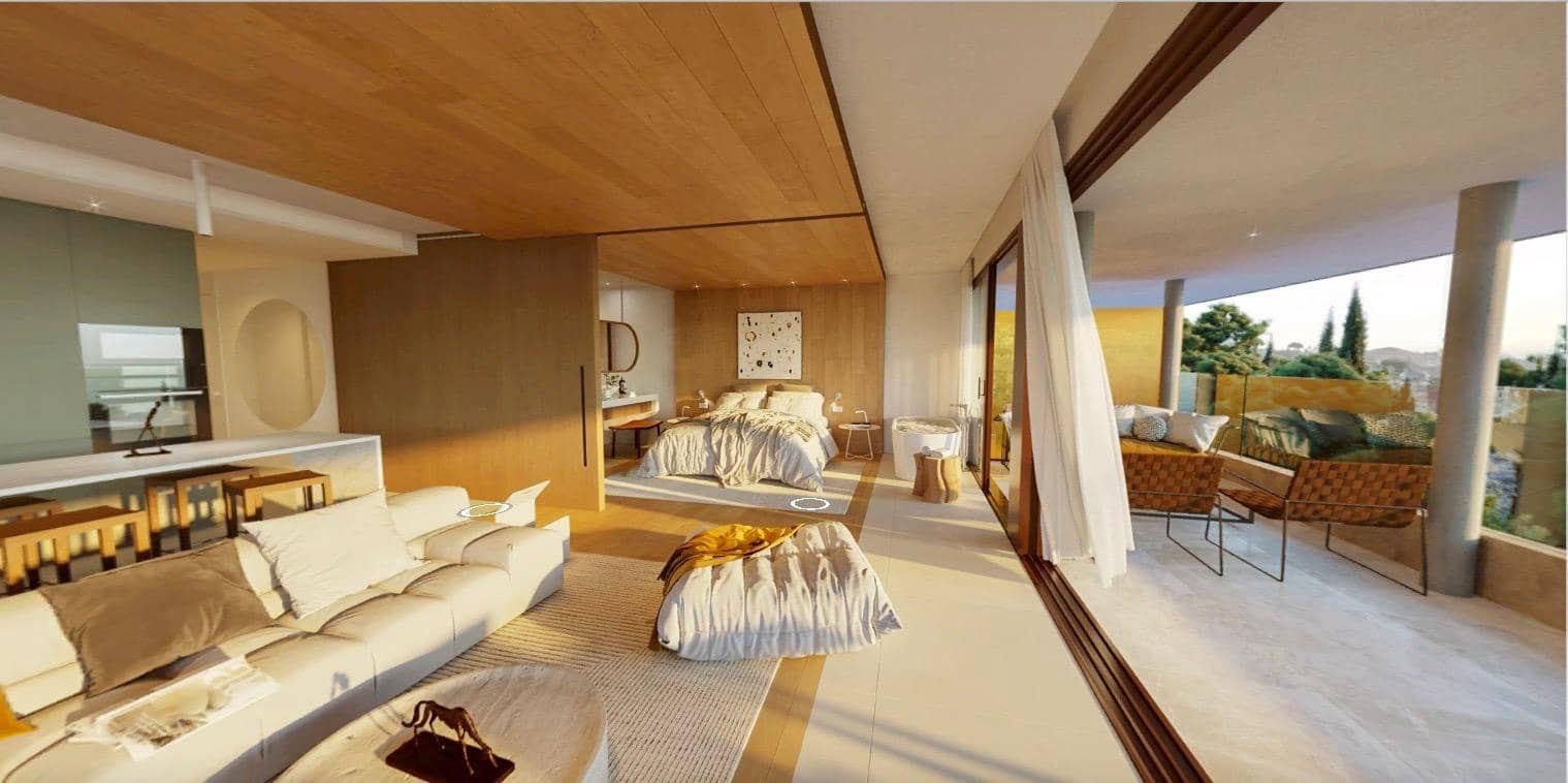 2 sypialnia Penthouse na sprzedaż w Carvajal z basenem garażem - 1 190 000 € (Ref: 9756573)