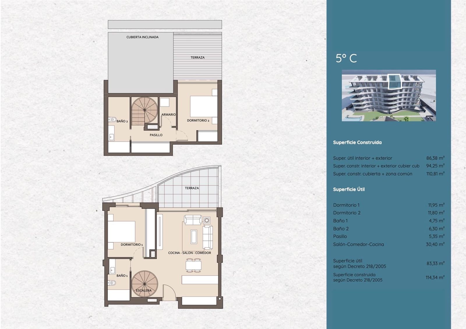 2 camera da letto Attico in vendita in Torrequebrada con piscina garage - 1.038.000 € (Rif: 9756595)
