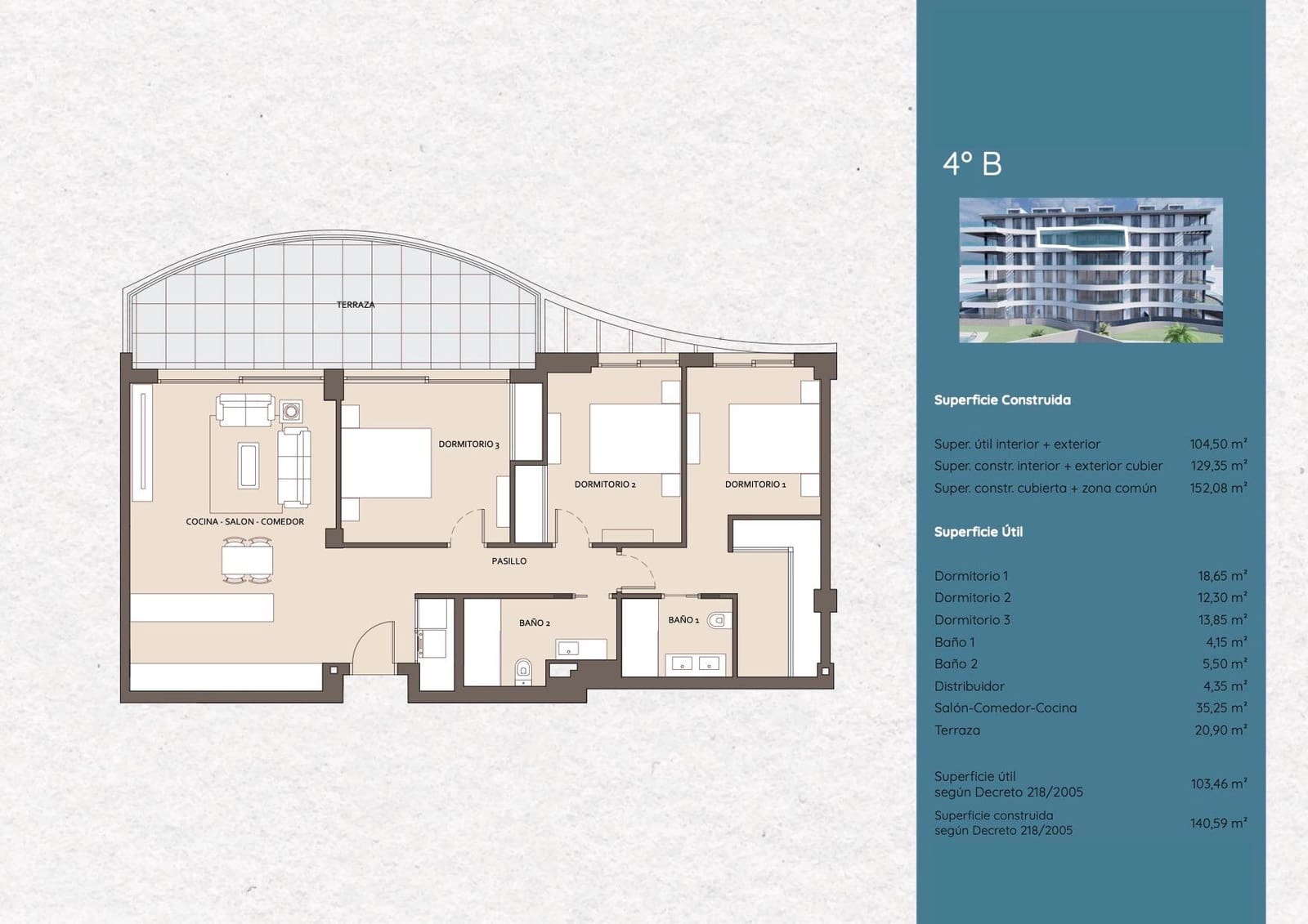 3 camera da letto Appartamento in vendita in Torrequebrada con piscina garage - 858.000 € (Rif: 9756602)