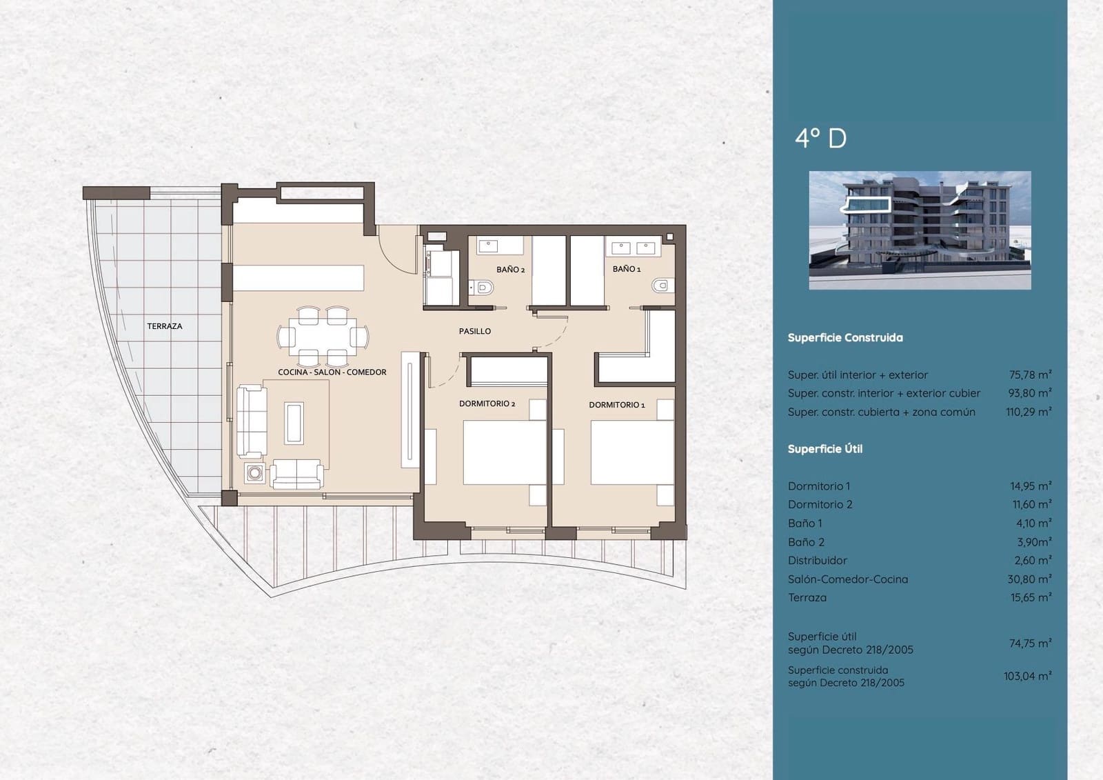 2 camera da letto Appartamento in vendita in Torrequebrada con piscina garage - 805.000 € (Rif: 9756603)