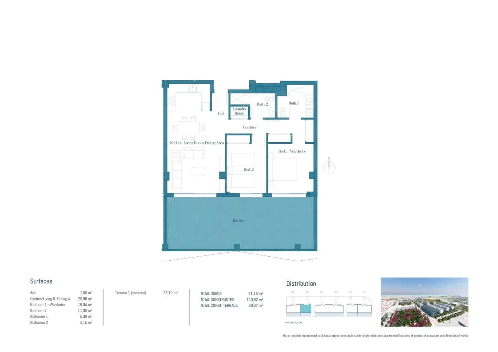 Apartamento de 2 habitaciones en Mijas en venta con piscina garaje - 378.900 € (Ref: 9756610)