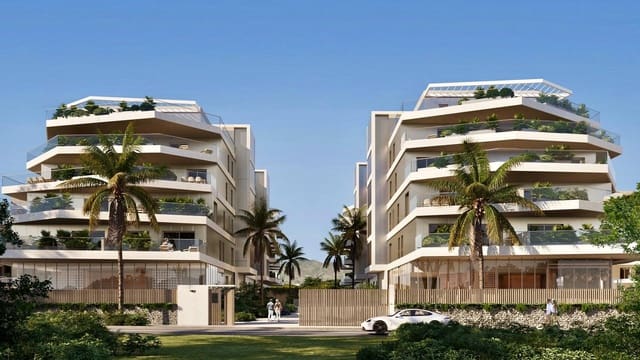 2 makuuhuone Huoneisto myytävänä paikassa Las Flores, Mijas mukana uima-altaan 
autotalli - 405 000 € (Ref: 9756612)