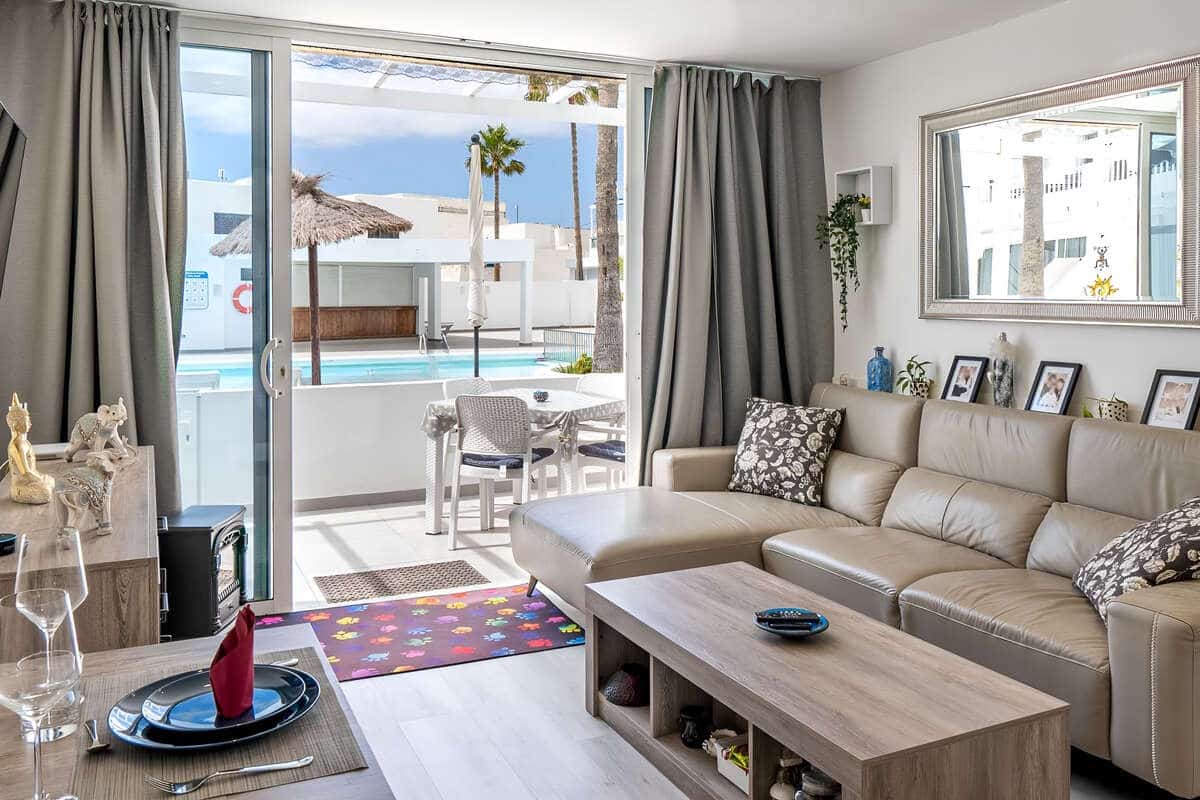 2 Zimmer Wohnung zu verkaufen in Puerto del Carmen mit Pool - 255.000 € (Ref: 10026658)