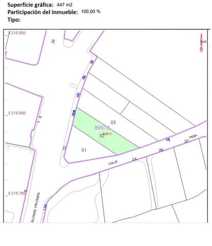 Byggetomt til salgs i Tinajo - € 225 000 (Ref: 7183767)