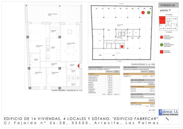 1 sypialnia Mieszkanie na sprzedaż w Arrecife z garażem - 295 000 € (Ref: 9737782)