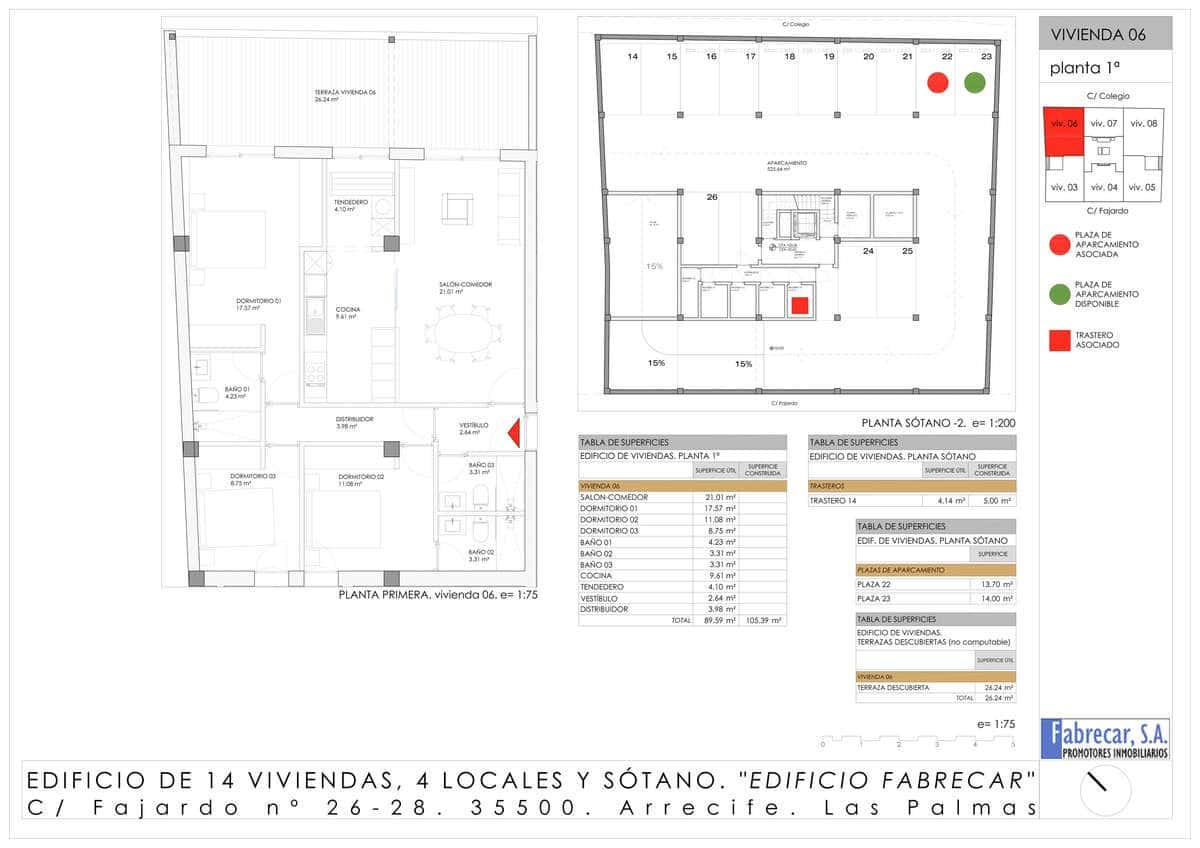 1 bedroom Flat for sale in Arrecife with garage - € 295,000 (Ref: 9737782)