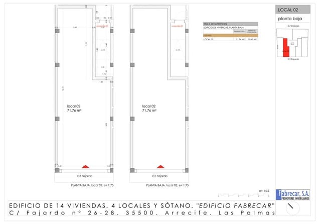 1 soverom Leilighet til salgs i Arrecife med garasje - € 295 000 (Ref: 9737782)