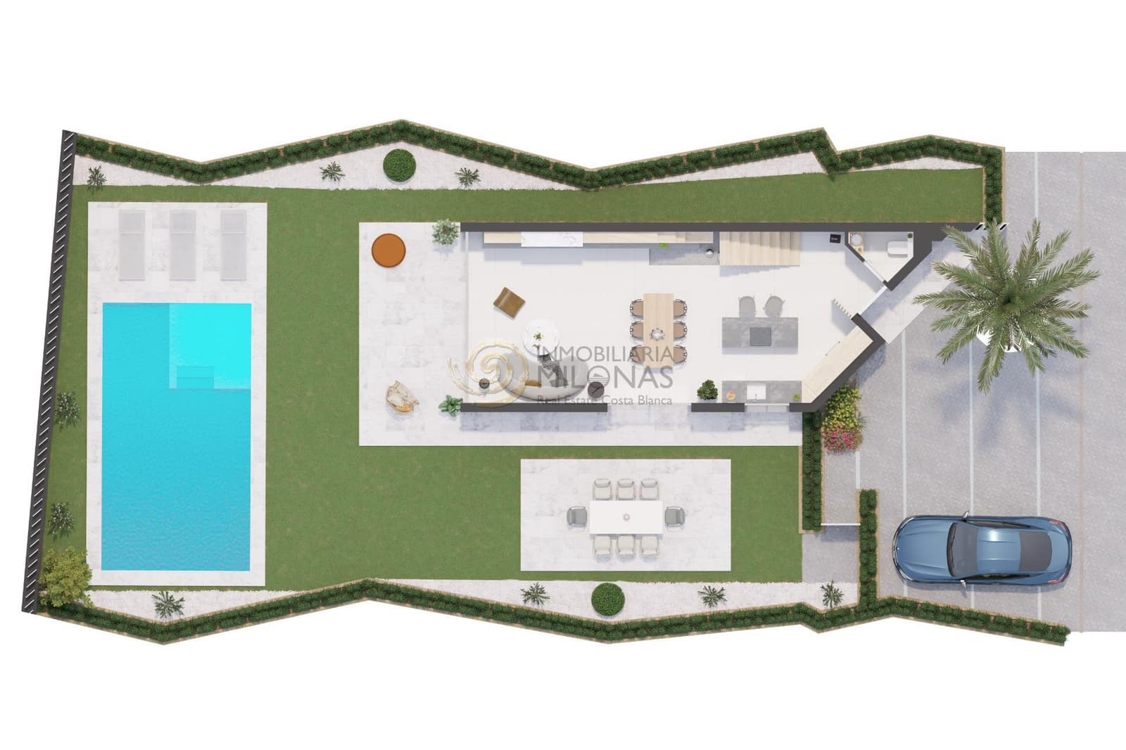 2 sovrum Villa till salu i La Font med pool garage - 575 000 € (Ref: 8865872)