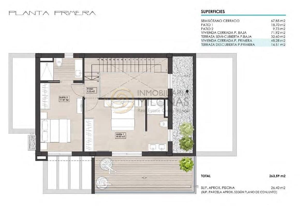 2 bedroom Villa for sale in Finestrat with pool - € 575,000 (Ref: 8865884)