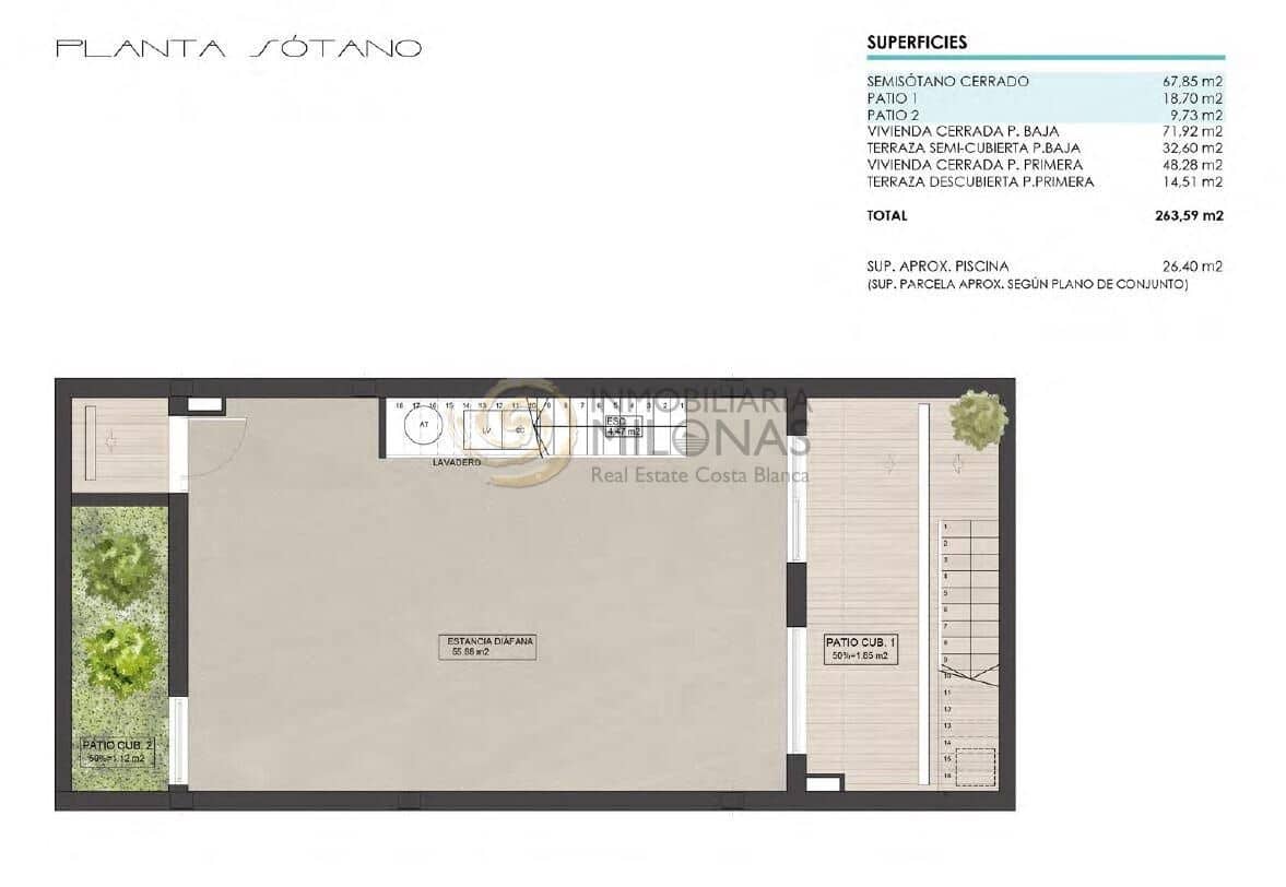 2 bedroom Villa for sale in Finestrat with pool - € 575,000 (Ref: 8865884)