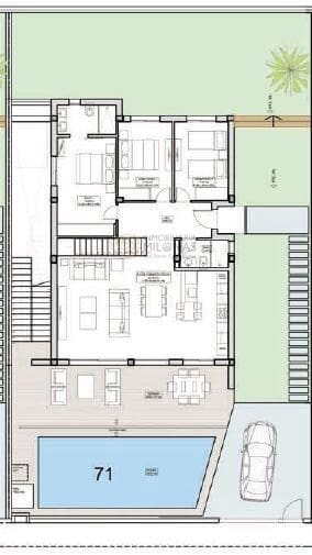 3 makuuhuone Huvila myytävänä paikassa Finestrat mukana uima-altaan - 890 000 € (Ref: 8865885)