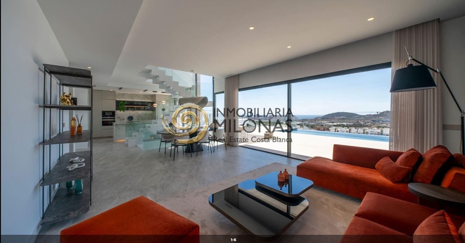4 bedroom Villa for sale in Finestrat with pool - € 1,400,000 (Ref: 8865959)