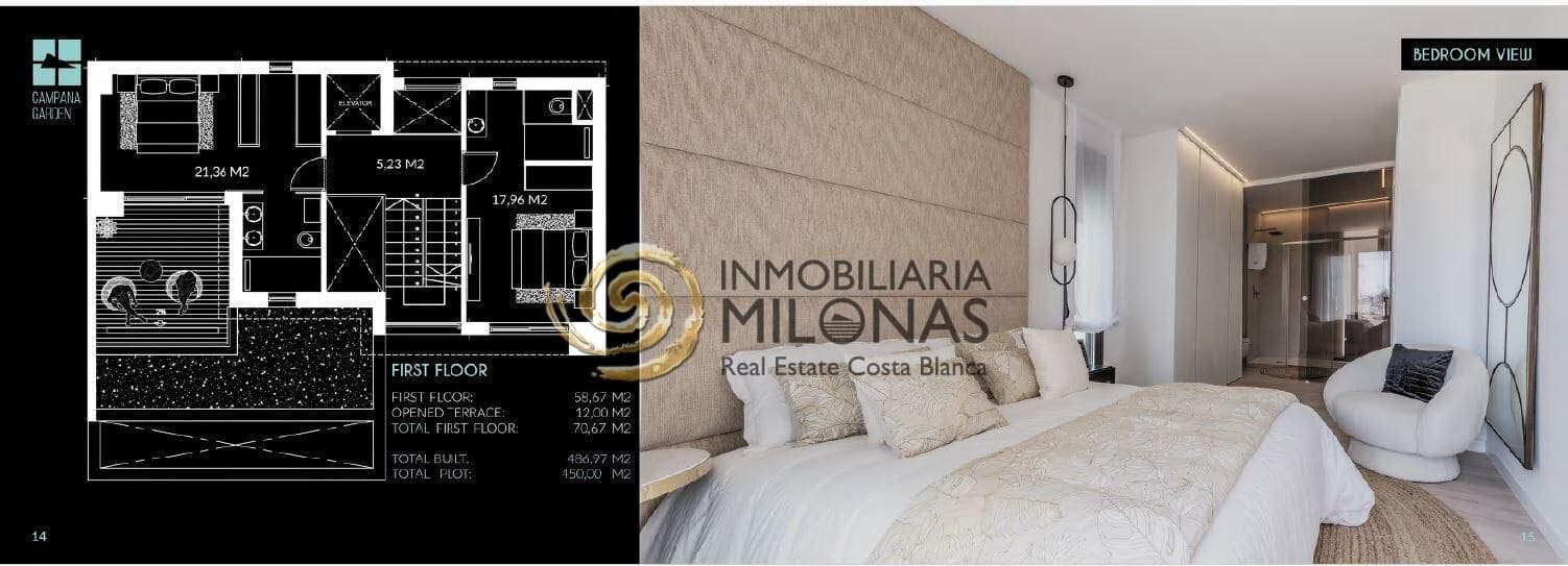 4 bedroom Villa for sale in Finestrat with pool - € 1,400,000 (Ref: 8865959)