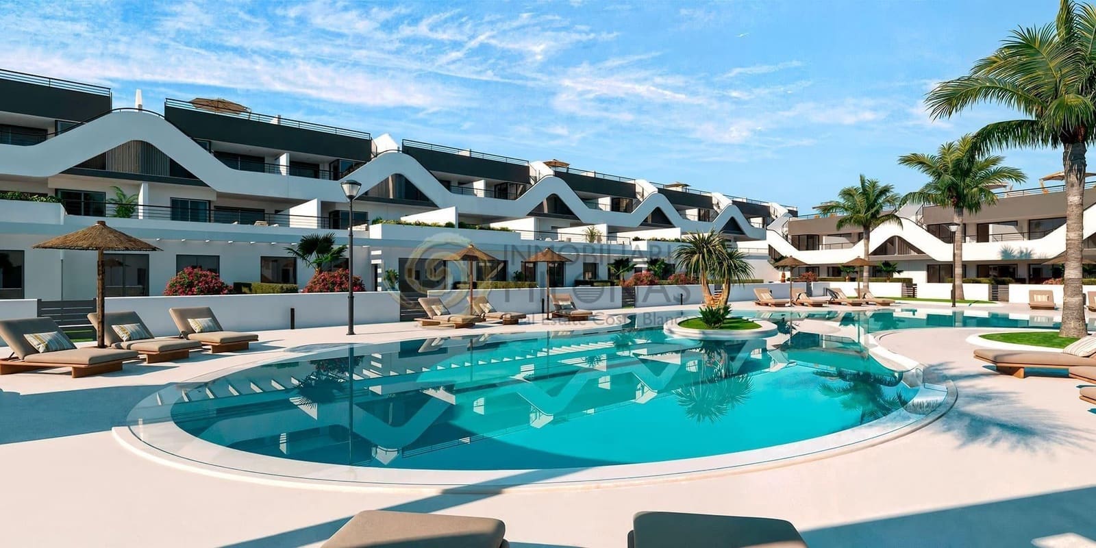 2 sypialnia Mieszkanie na sprzedaż w Alfaz del Pi / L'Alfas del Pi z basenem - 210 000 € (Ref: 9312961)