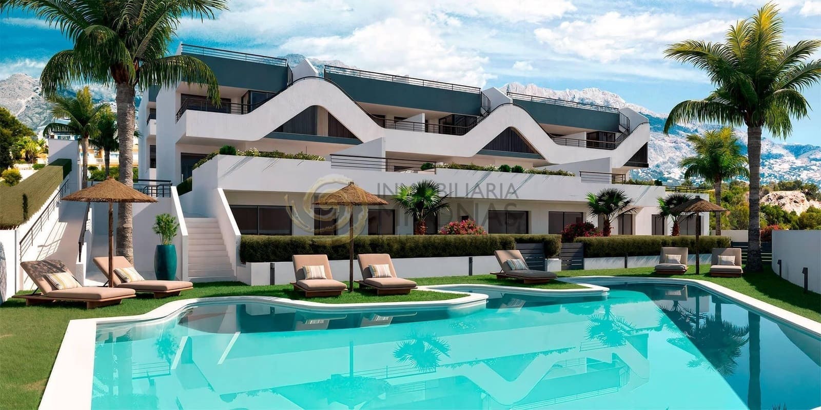 2 sypialnia Mieszkanie na sprzedaż w Alfaz del Pi / L'Alfas del Pi z basenem - 210 000 € (Ref: 9312961)