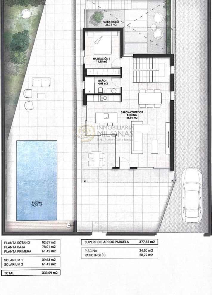 3 bedroom Villa for sale in Finestrat with pool garage - € 799,000 (Ref: 9341297)