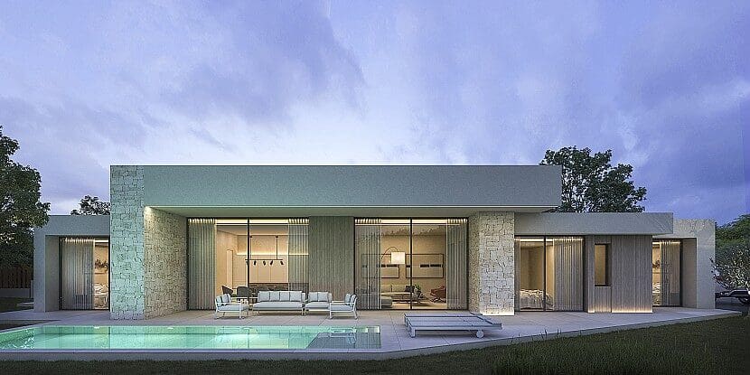 3 makuuhuone Huvila myytävänä paikassa Denia mukana uima-altaan - 1 362 600 € (Ref: 9305000)