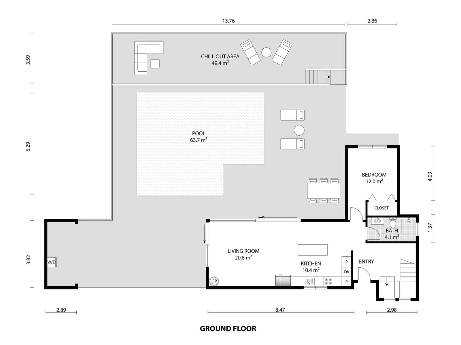 4 makuuhuone Huvila myytävänä paikassa Denia mukana uima-altaan - 1 190 000 € (Ref: 9305060)
