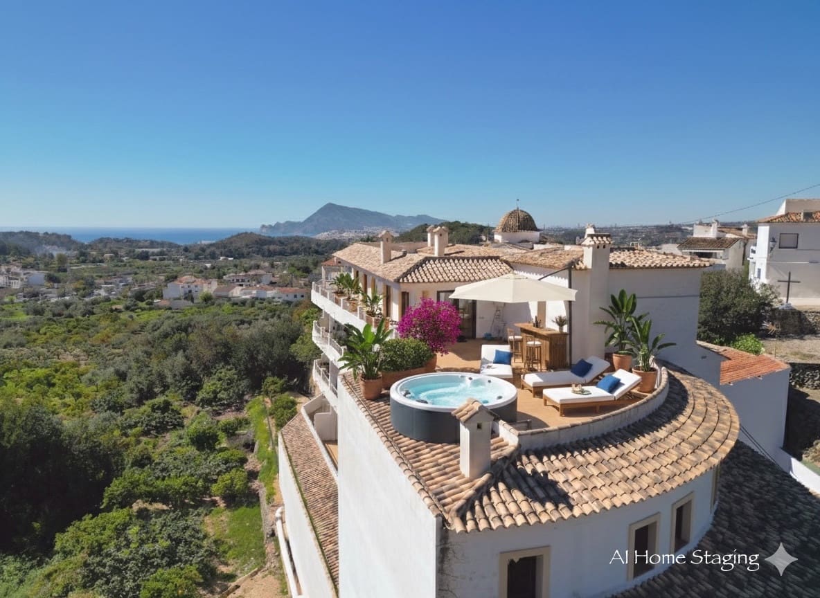 3 sypialnia Penthouse na sprzedaż w Altea z basenem - 589 000 € (Ref: 9933654)