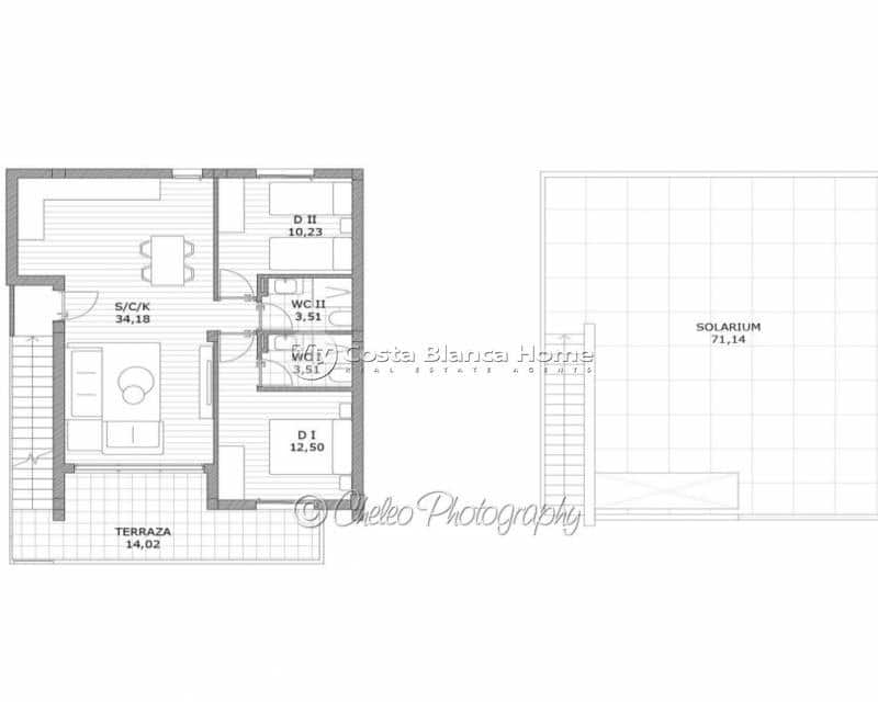 2 quarto Apartamento para venda em San Miguel de Salinas com piscina - 189 990 € (Ref: 8404154)