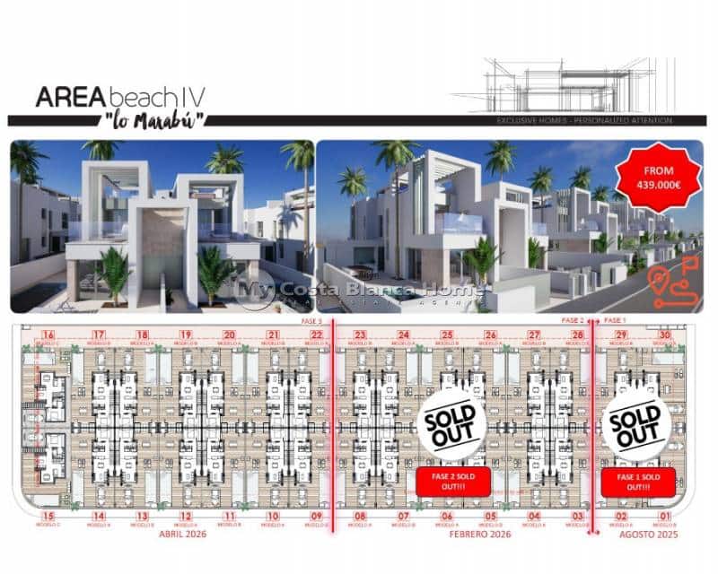 3 bedroom Villa for sale in Ciudad Quesada with pool - € 439,000 (Ref: 8530703)