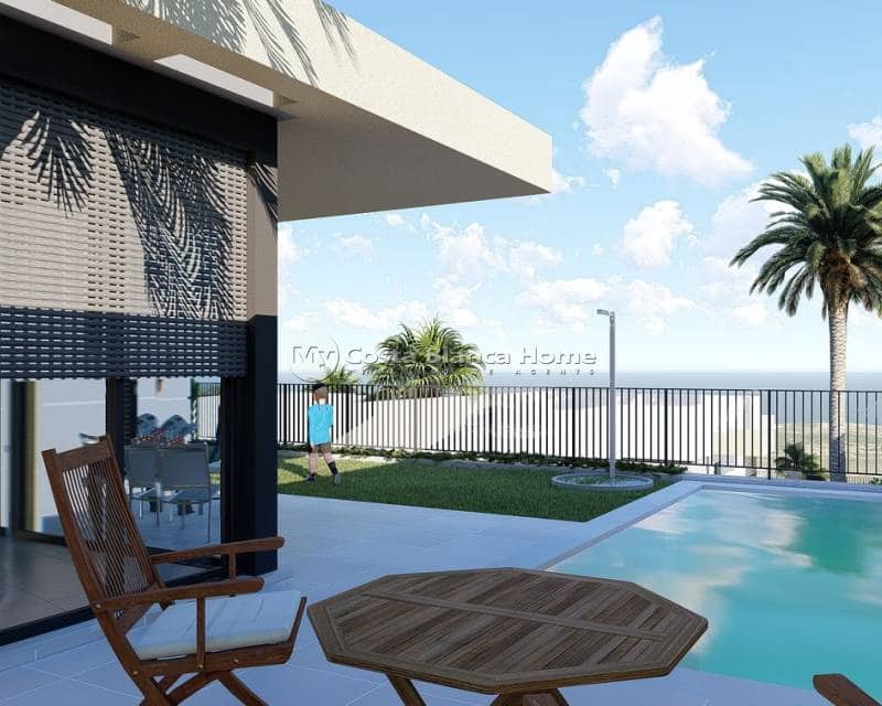 3 soveværelse Villa til salg i Polop med swimmingpool - € 390.000 (Ref: 9013154)