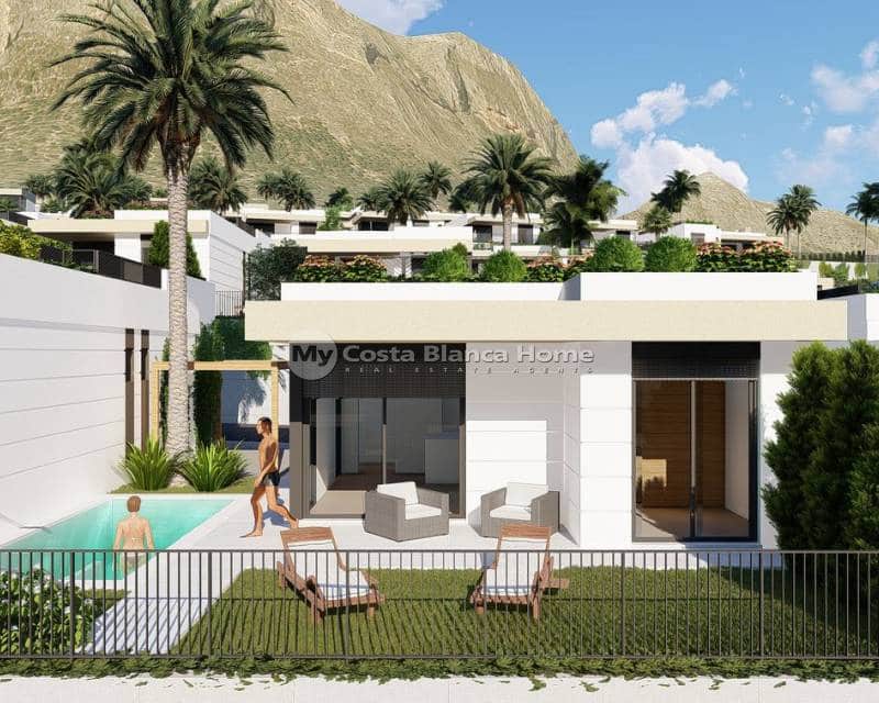 3 soveværelse Villa til salg i Polop med swimmingpool - € 390.000 (Ref: 9013154)