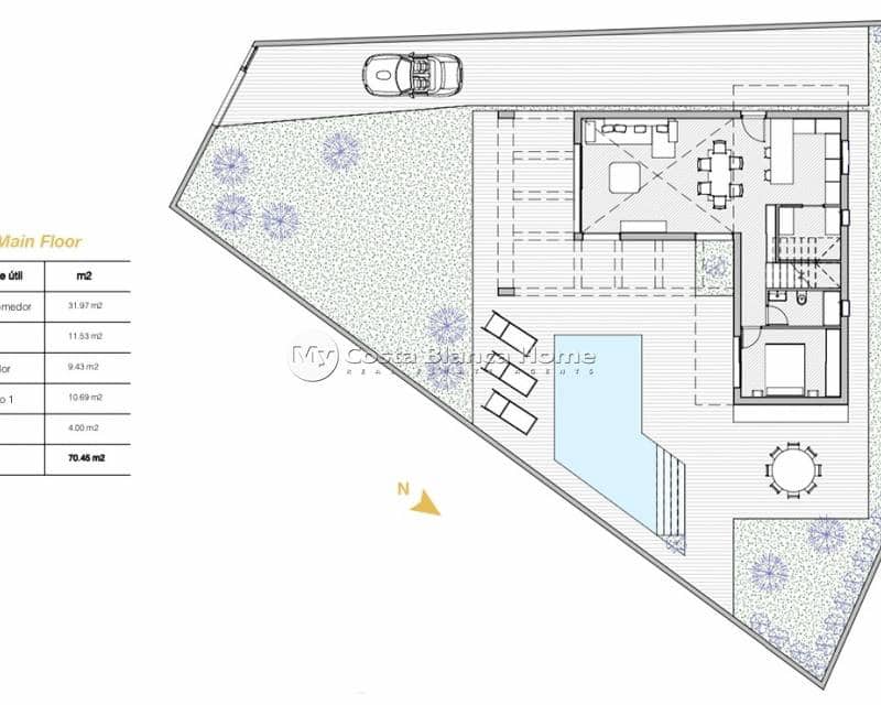 3 bedroom Villa for sale in Ciudad Quesada with pool - € 699,000 (Ref: 9420574)