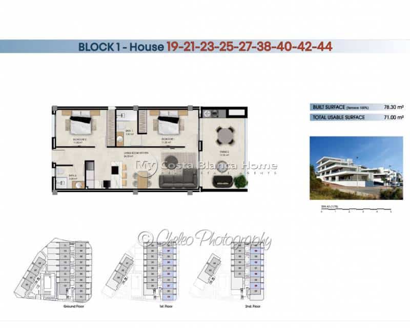 2 sypialnia Apartament na sprzedaż w La Marina z basenem garażem - 246 000 € (Ref: 9446928)