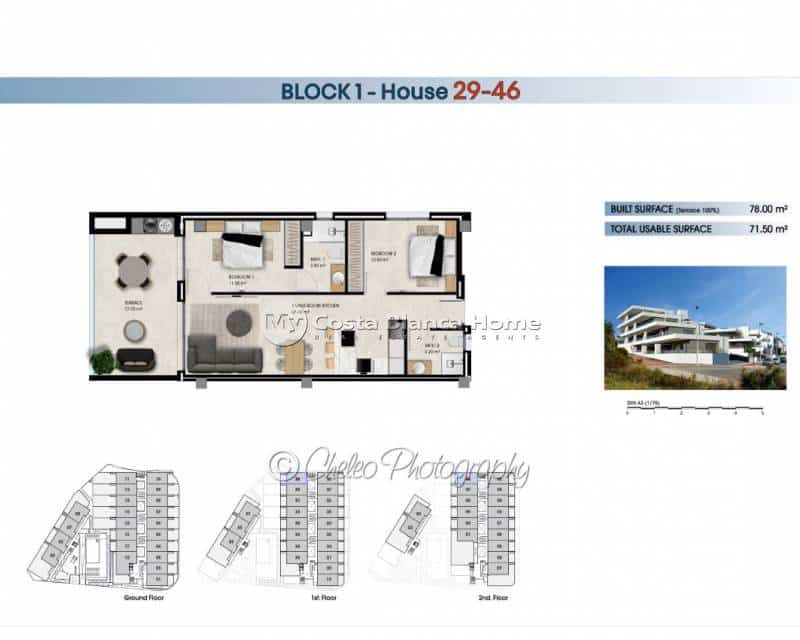 2 sypialnia Apartament na sprzedaż w La Marina z basenem garażem - 246 000 € (Ref: 9446928)