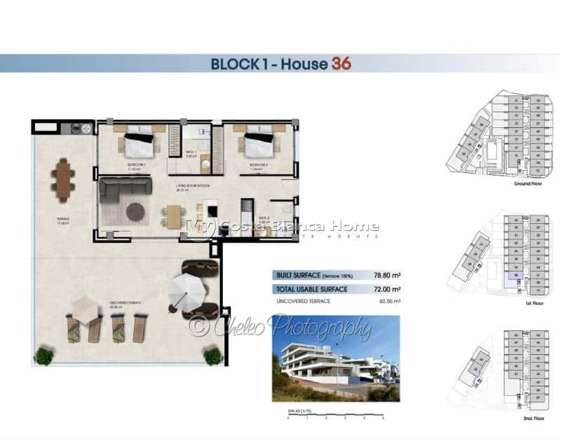 2 sypialnia Apartament na sprzedaż w La Marina z basenem garażem - 246 000 € (Ref: 9446928)