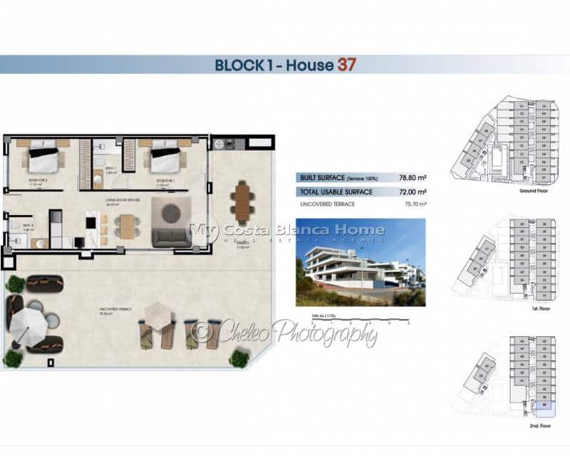 2 sypialnia Apartament na sprzedaż w La Marina z basenem garażem - 246 000 € (Ref: 9446928)