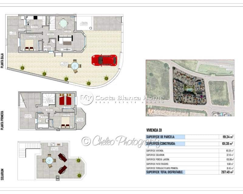 3 soverom Hus til salgs i Cox med svømmebasseng - € 255 000 (Ref: 9654235)