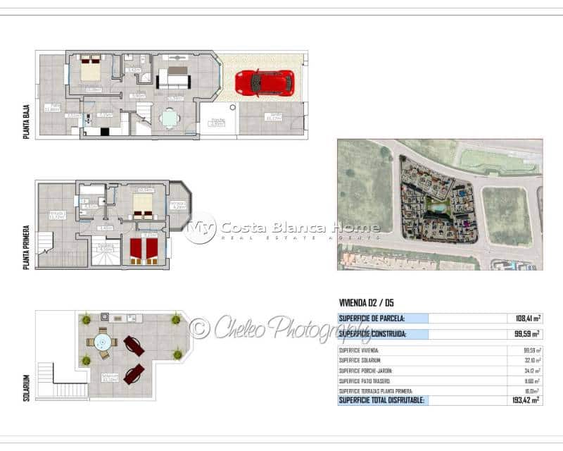 3 soverom Hus til salgs i Cox med svømmebasseng - € 255 000 (Ref: 9654235)