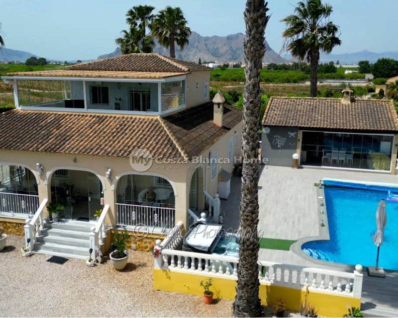 3 chambre Finca/Maison de Campagne à vendre à Benejuzar avec piscine garage - 625 000 € (Ref: 9832330)