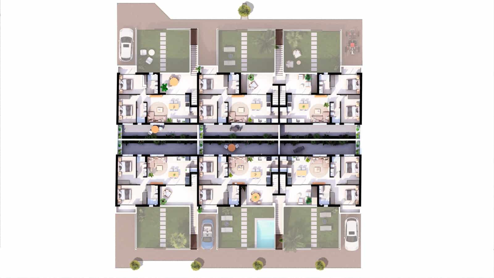 2 camera da letto Bungalow in vendita in San Pedro del Pinatar con piscina garage - 290.900 € (Rif: 9231297)