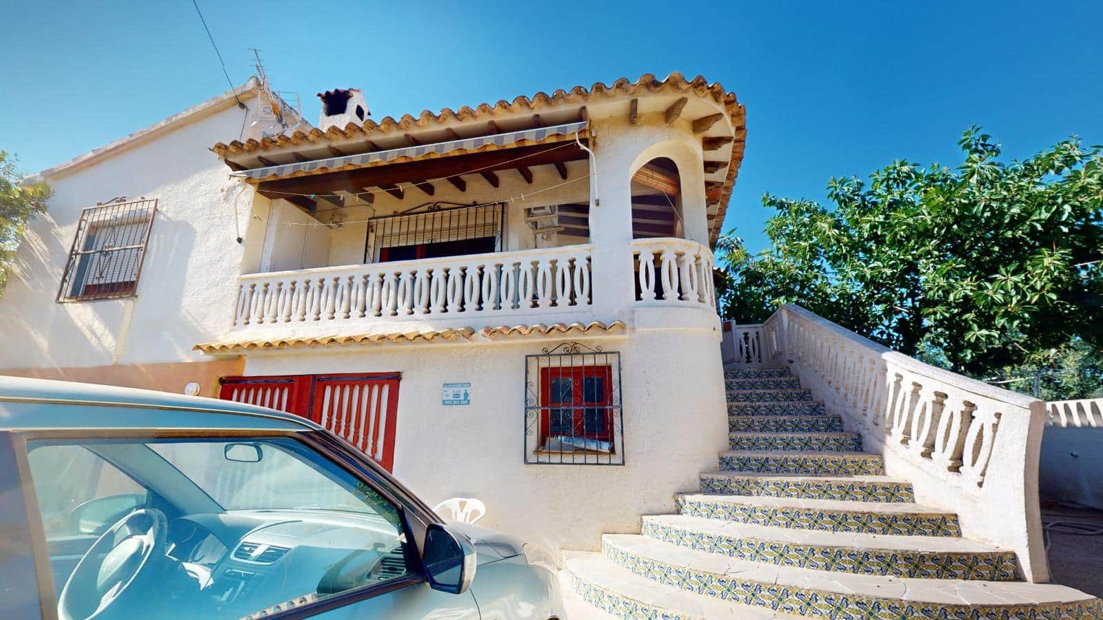 3 sypialnia Willa na sprzedaż w Alfaz del Pi / L'Alfas del Pi z basenem garażem - 450 000 € (Ref: 8405809)