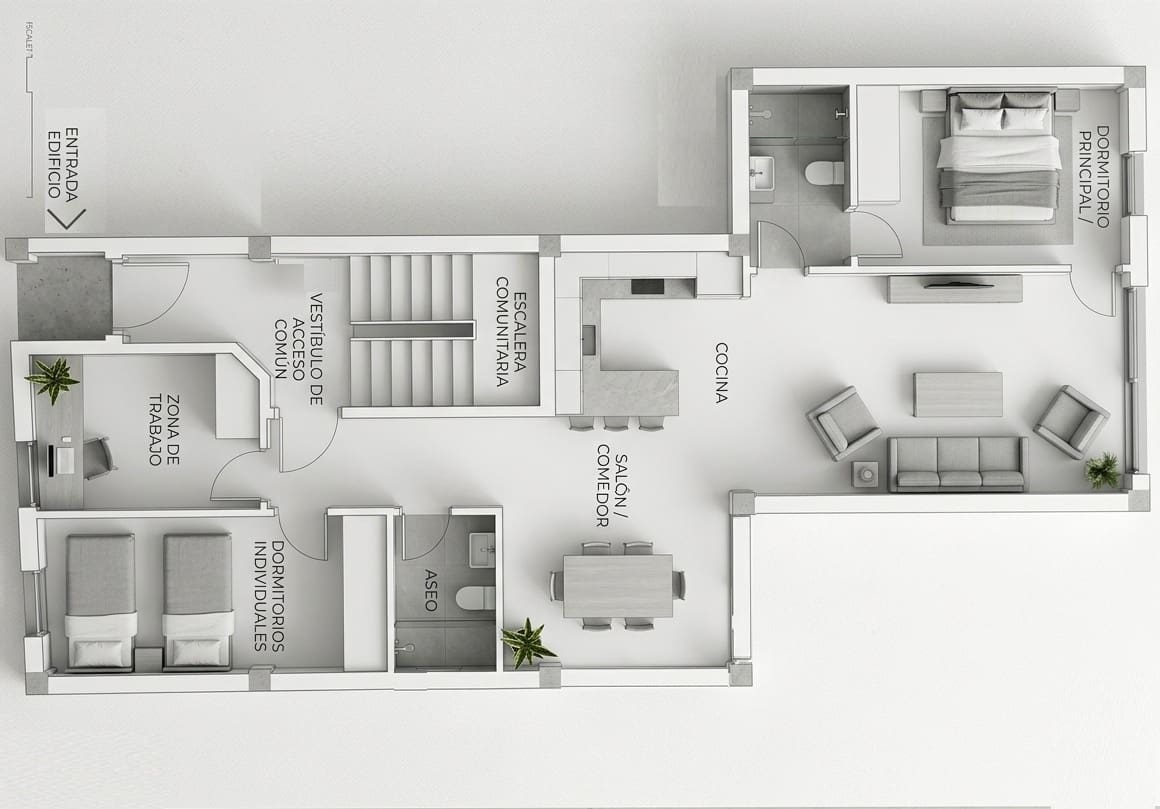 3 bedroom Flat for sale in Vera - € 142,650 (Ref: 10081691)