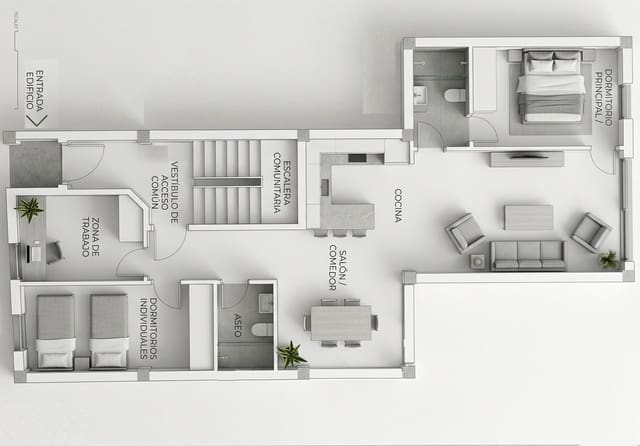3 bedroom Flat for sale in Vera - € 142,650 (Ref: 10081691)