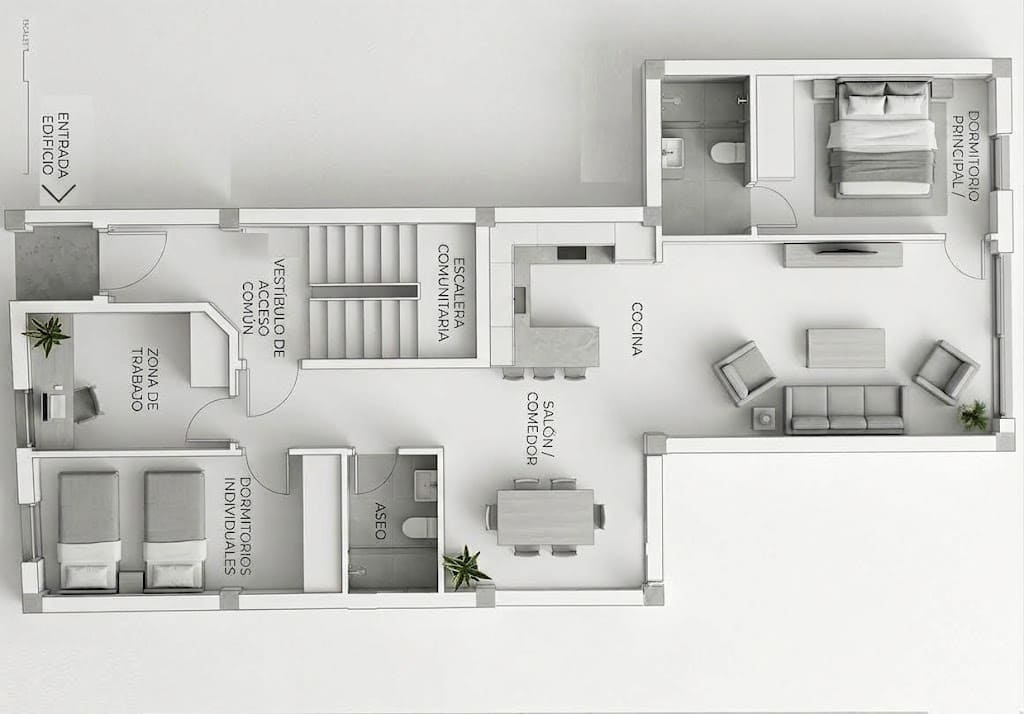 3 bedroom Flat for sale in Vera - € 142,650 (Ref: 10081691)
