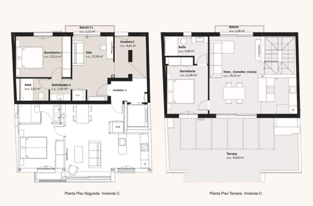2 soveværelse Penthouse til salg i Palma de Mallorca - € 995.000 (Ref: 9066992)