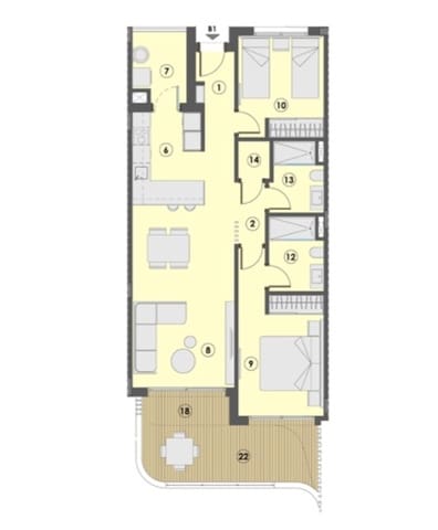 2 soveværelse Lejlighed til salg i Cala Ratjada, Capdepera - € 569.000 (Ref: 9699794)