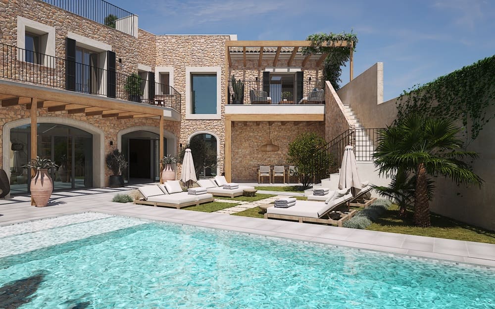 4 chambre Maison de Ville à vendre à Ses Salines - 3 150 000 € (Ref: 9699803)