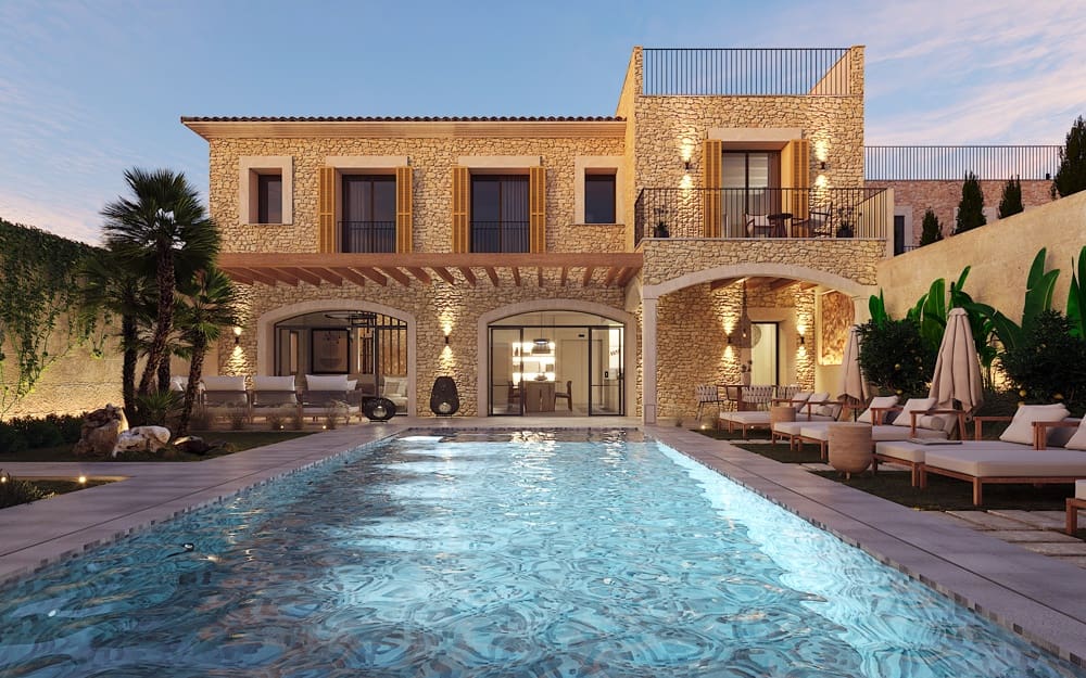 4 quarto Casa em Banda para venda em Ses Salines - 2 950 000 € (Ref: 9699804)